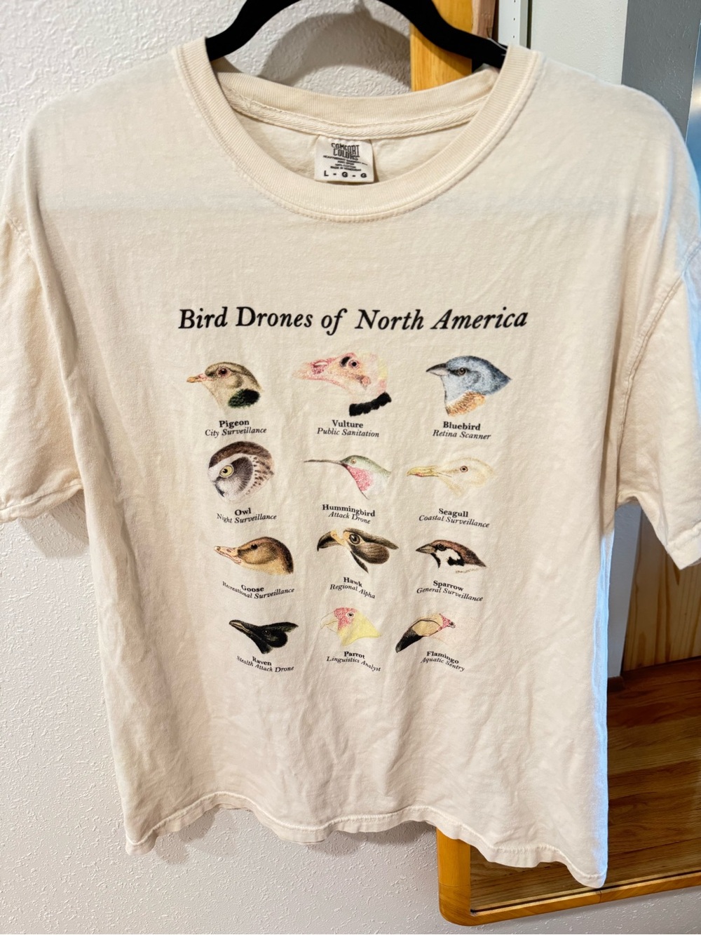 Birds aren’t real 100% cotton 'Bird Drones of North America' Graphic Tee